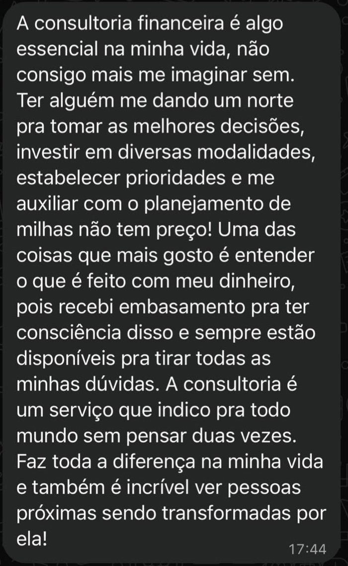 Print da conversa de WhatsApp em que Lorena Chaboli escreve ao Bruno sobre as decisões que passou a tomar com acompanhamento